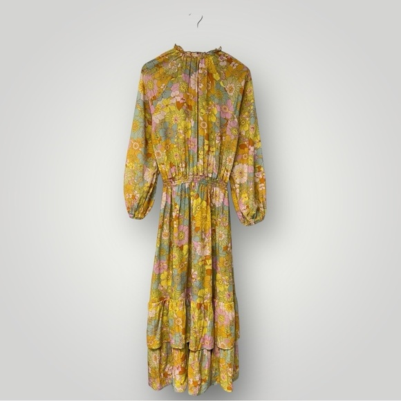 Show Me Your Mumu 'Cait' Midi Dress - Groovy Blooms Sz - Picture 7 of 13
